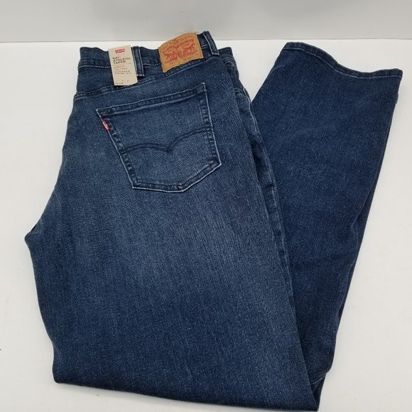 Levis 541 Athletic Taper Jeans Mens  Sit at waist Blue Stretch Denim Size 40x34 - Picture 4 of 8